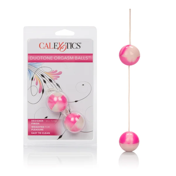 Duotone Orgasm Balls - Pink & White — image 7 of 8