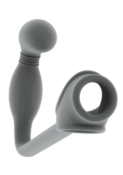 Sono No.2 - Butt Plug with Cockring - Grey — image 4 of 5