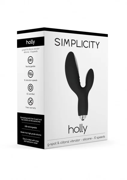 HOLLY G-spot + clitoral vibrator - Black — image 5 of 6
