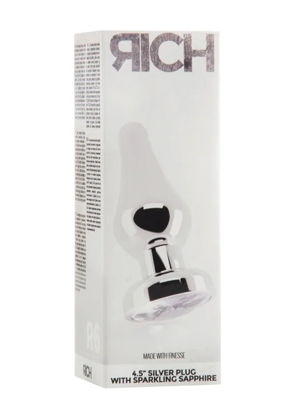 Rich R6 - Silver Plug - 4.5 Inch - Clear Sapphire — image 6 of 7