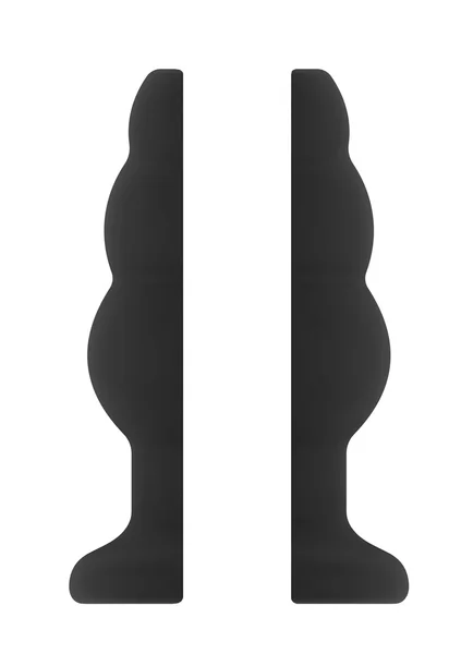 Sono No.50 - Medium Hollow Tunnel Butt Plug - 4 Inch - Black — image 11 of 12
