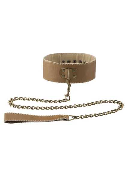 Collar With Leash - Brown — image 6 of 6