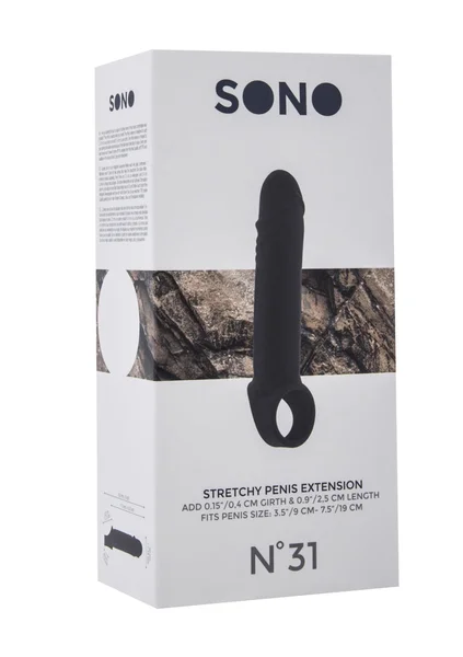 Sono No.31 - Stretchy Penis Extension - Black — image 9 of 9