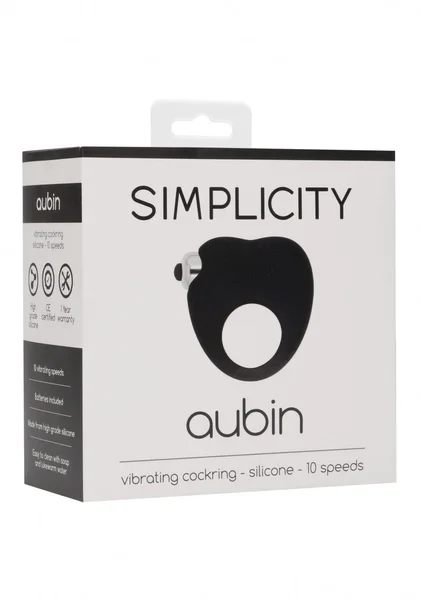 AUBIN vibrating cockring - Black — image 4 of 4