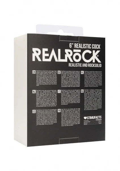 Realistic Cock - 6" - Black — image 7 of 7