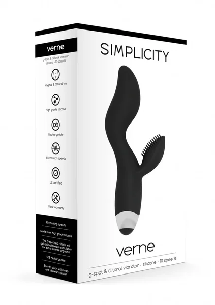 VERNE G-spot & Clitoral vibrator - Black — image 5 of 6