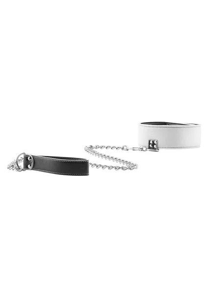 Reversible Collar with Leash - White — image 10 of 12