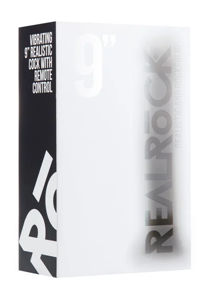 Vibrating Realistic Cock - 9" - With Scrotum - Black — image 10 of 12