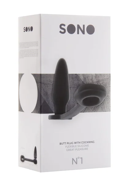 Sono No.1 - Butt Plug with Cockring - Black — image 5 of 5
