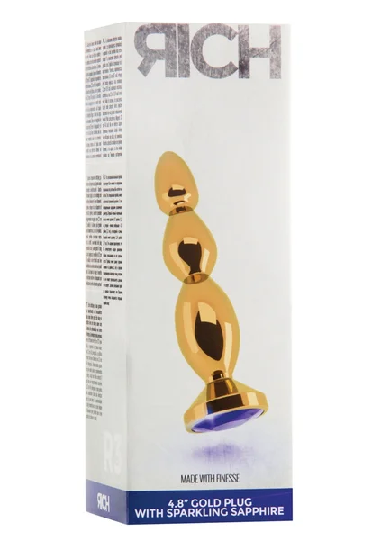 Rich R3 - Gold Plug - 4.8 Inch - Purple Sapphire — image 5 of 6