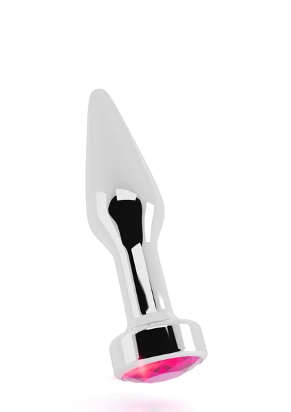 Rich R9 - Silver Plug - 3.9 Inch - Pink Sapphire — image 6 of 8