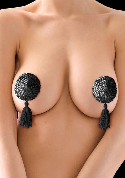 Nipple Tassels - Round - Black — image 5 of 6