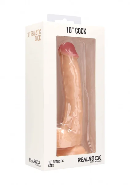 Realistic Cock - 10" - With Scrotum - Skin — image 8 of 9