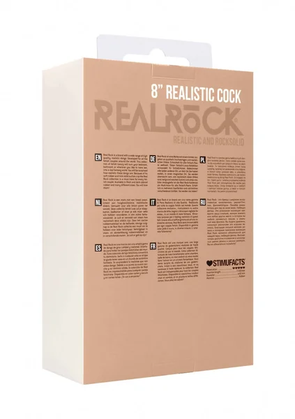 Realistic Cock - 8" - With Scrotum - Skin — image 5 of 5