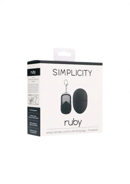 RUBY remote control vibrating egg - Black — image 4 of 4