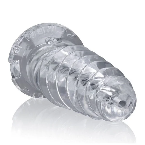 Oxballs Screwed Super Squish Corkscrew Jack Off Toy - Clear — image 7 of 8