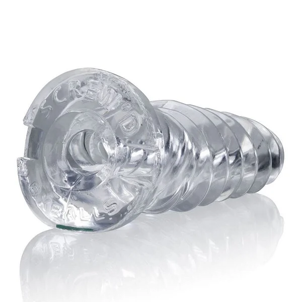 Oxballs Screwed Super Squish Corkscrew Jack Off Toy - Clear — image 6 of 8