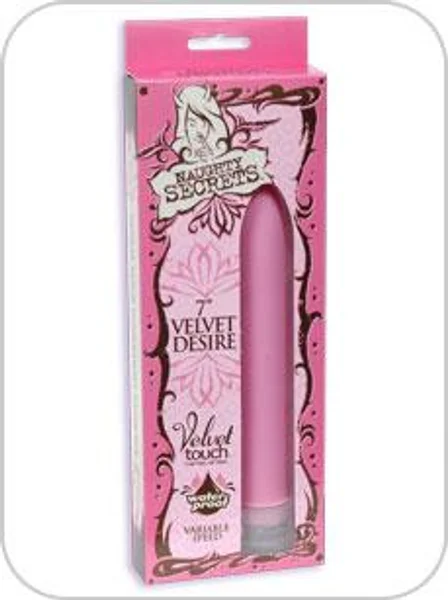 Naughty Secret 7 inch Velvet Desire Waterproof Vibe - Pink — image 8 of 8