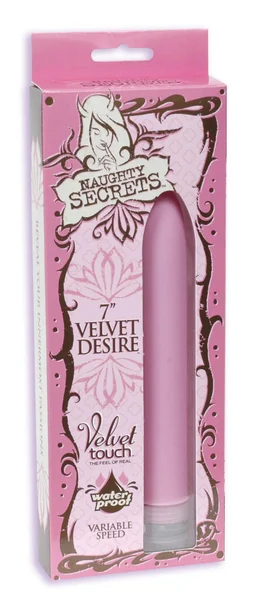 Naughty Secret 7 inch Velvet Desire Waterproof Vibe - Pink — image 6 of 8