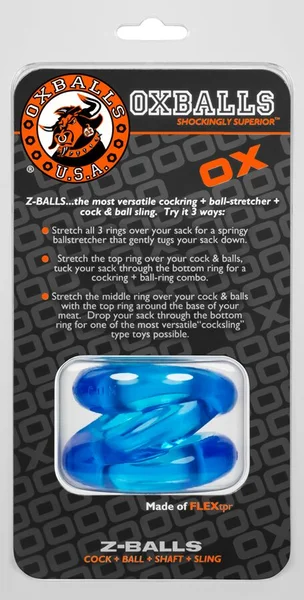 OxBalls Z-Balls Ballstretcher Ice Blue — image 8 of 8