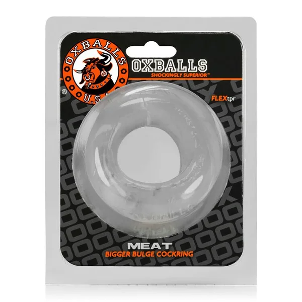 OxBalls Meat Padded Cockring Clear — image 10 of 10