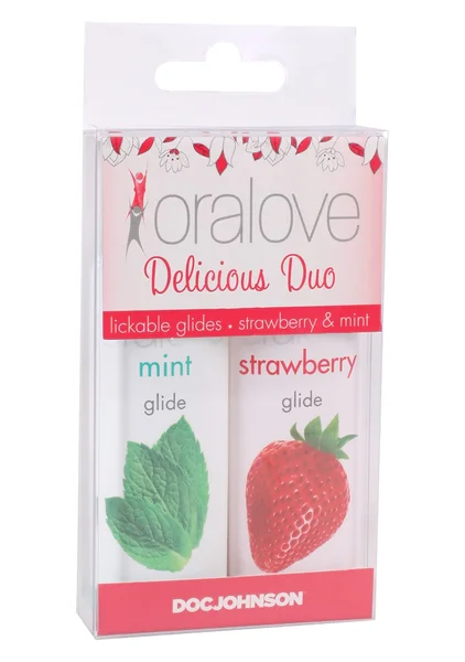 Oralove Delicious Duo Flavored Lube - Strawberry & Mint — image 12 of 14