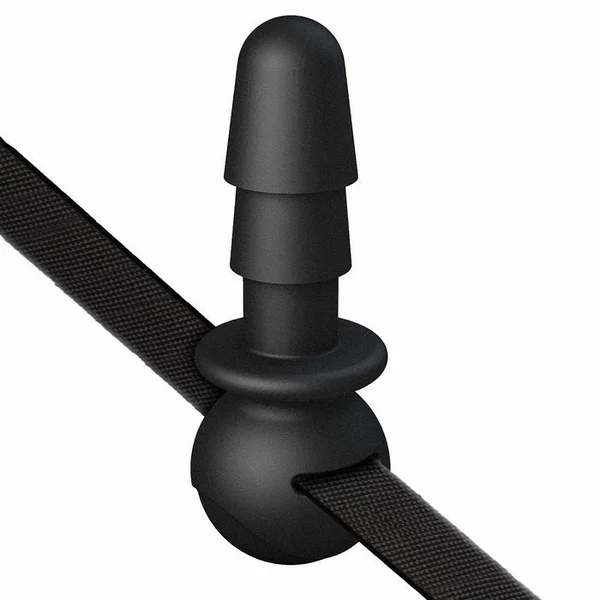 Vac-U-Lock Black Ball Strap Plug — image 4 of 5