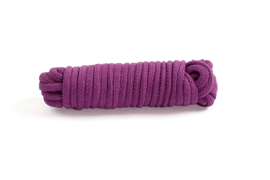 Japanese Style Bondage Cotton Rope - Purple — image 4 of 6