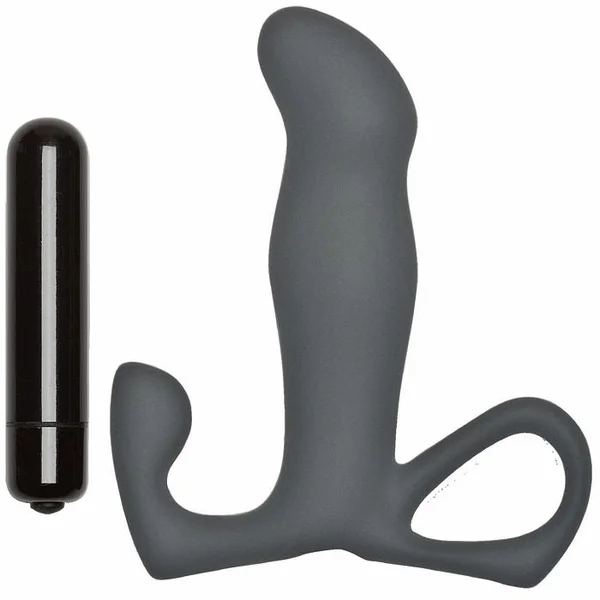 OptiMale Vibrating P-Massager Slate — image 7 of 10