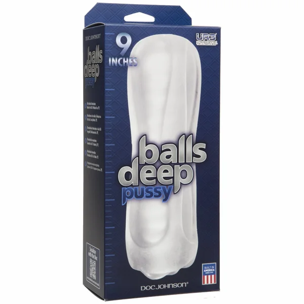 Balls Deep The Baller 9 inch Pussy Stroker - Frost — image 6 of 6