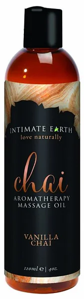 Intimate Earth Chai Massage Oil - 120 ml Vanilla & Chai — image 6 of 6
