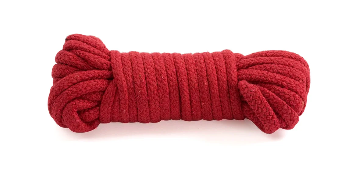 Japanese Style Bondage Cotton Rope - Red — image 4 of 6
