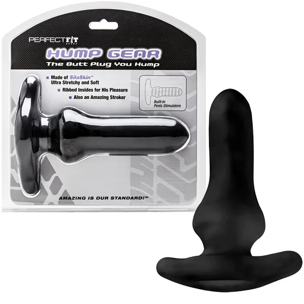 Perfect Fit Hump Gear Penetration Butt Plug - Black — image 8 of 8