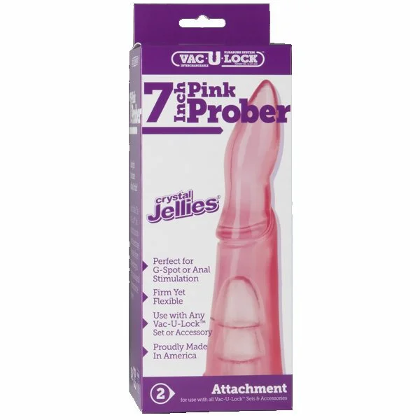 Vac-U-Lock Crystal Jellie Prober - Pink — image 8 of 10