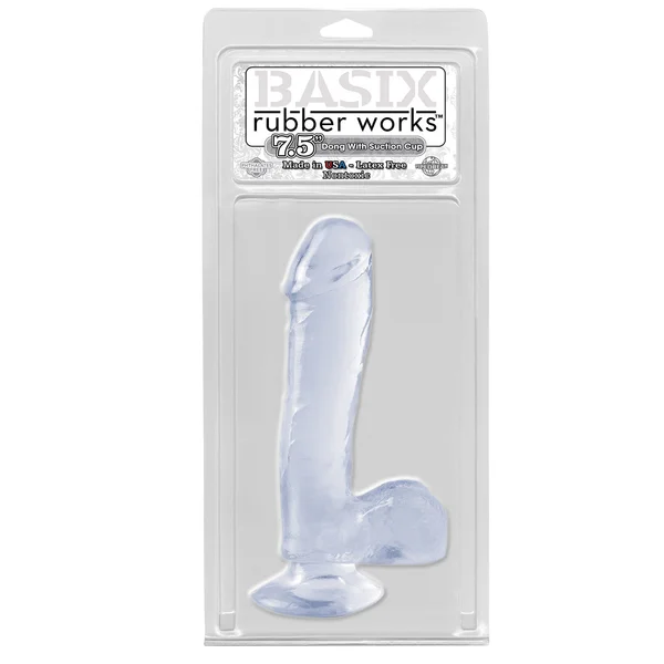 Basix Rubber Works 7.5'' Dong with Suction Cup — image 11 of 11