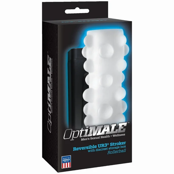 OptiMale 2 Way Strokers  Rollerball- Clear — image 3 of 4