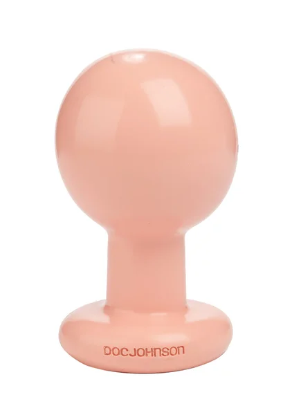 Round Butt Plug Large - Flesh — image 11 of 13