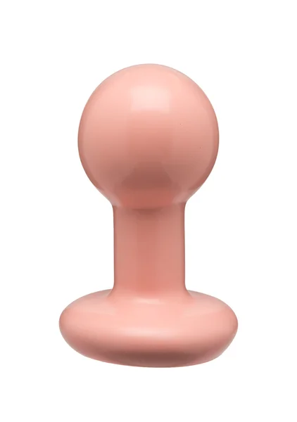 Round Butt Plug Large - Flesh — image 7 of 13