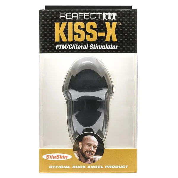Perfect Fit Buck Angel Stroker FTM Kiss-X - Black — image 5 of 6