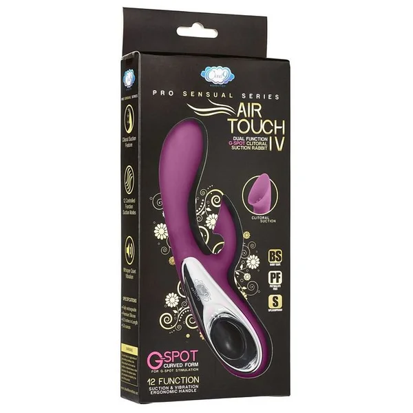 Cloud 9 - Pro Sensual Air Touch Iv G Spot Dual Function Clitoral Suction Rabbit — image 23 of 25