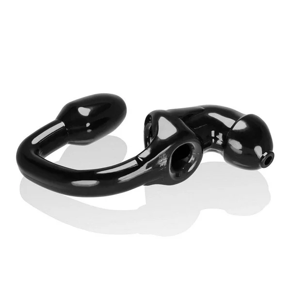 Oxballs Tailpipe Chastity CockLock & Asslock Butt Plug - Black — image 7 of 8