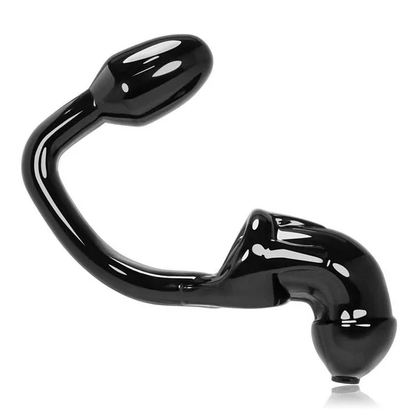 Oxballs Tailpipe Chastity CockLock & Asslock Butt Plug - Black — image 5 of 8