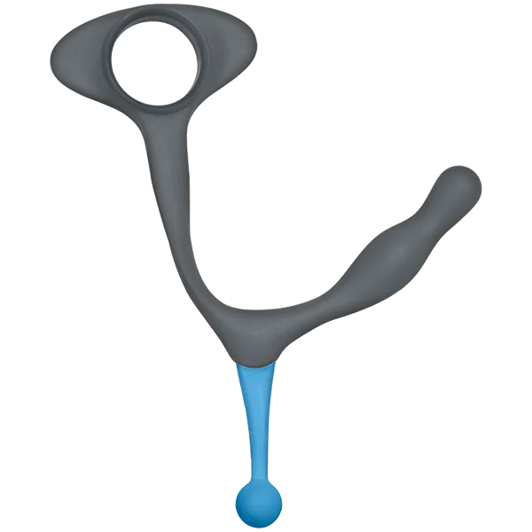 OptiMale DUO C-Ring & P-Massager Slate — image 7 of 8