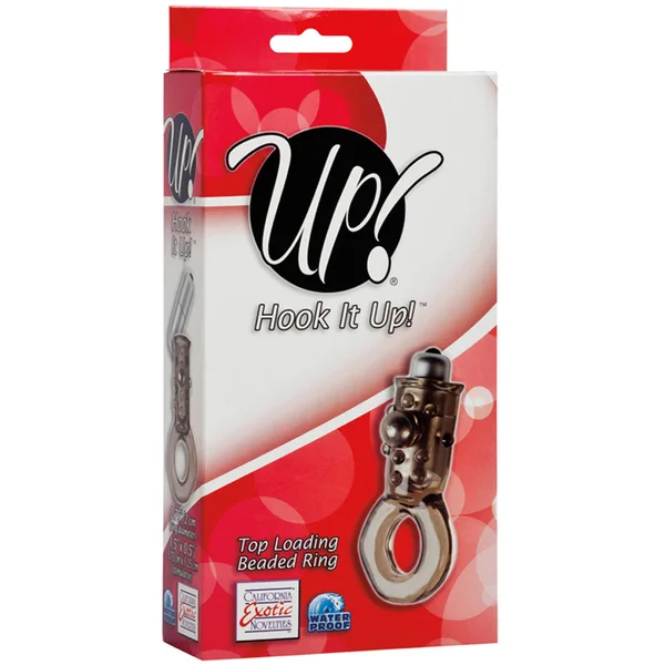 California Exotic Up! Hook It Up!  Top Loading Beaded Ring - Smoke — image 4 of 4