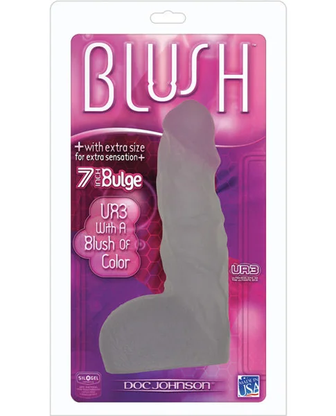 Blush 7 inch Ultraskyn UR3 Bulge Cock w/Berry Head — image 7 of 8