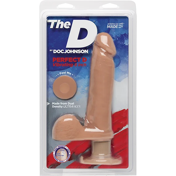 The D 8 inch Vibrating Perfect D - Vanilla — image 10 of 10