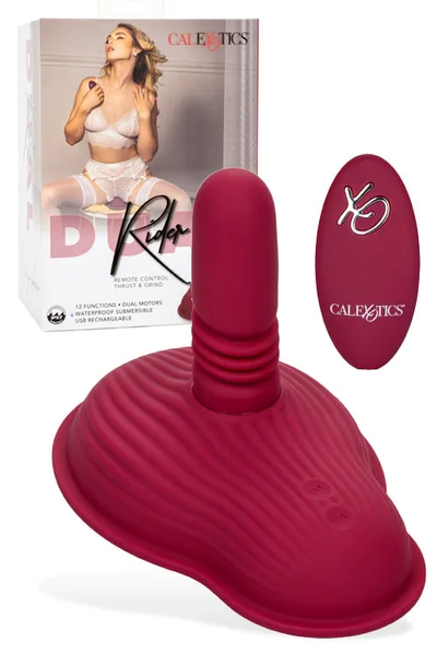 California Exotic Dual Rider - 6.75" Rideable, Thrusting Vibrator with Remote Control — image 7 of 12