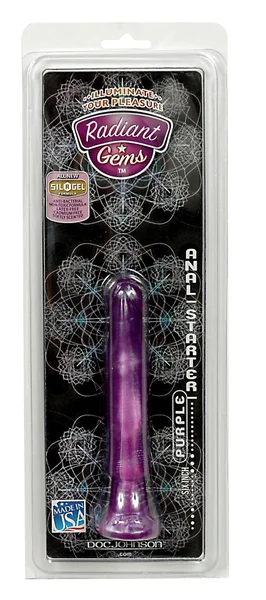 Radiant Gems Anal Starter - Purple — image 6 of 7