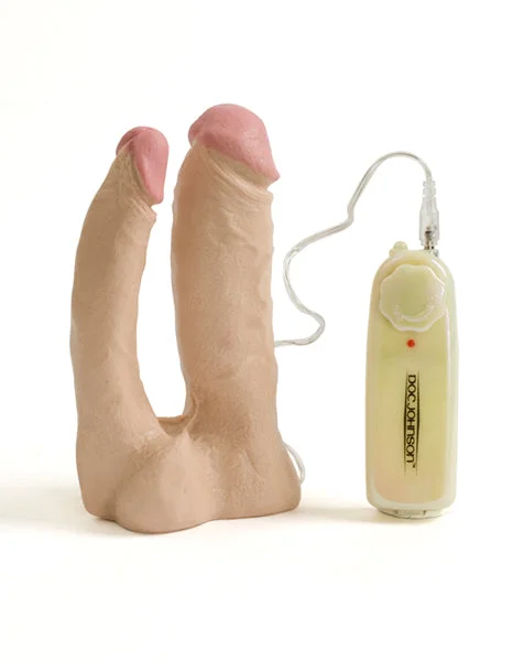 Vac-U-Lock Double Penetrator Vibro Natural White — image 8 of 8