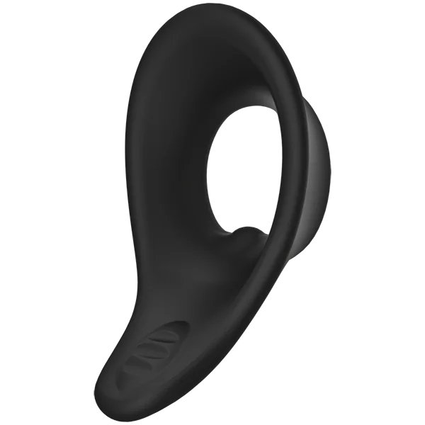 Kink Cock Jock Silicone Cock Ring - Black — image 13 of 16